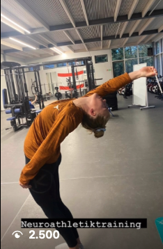 neuroathletik pose backwards instagram